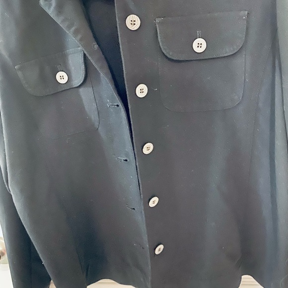 Vintage Black Suit Jacket - Picture 5 of 6